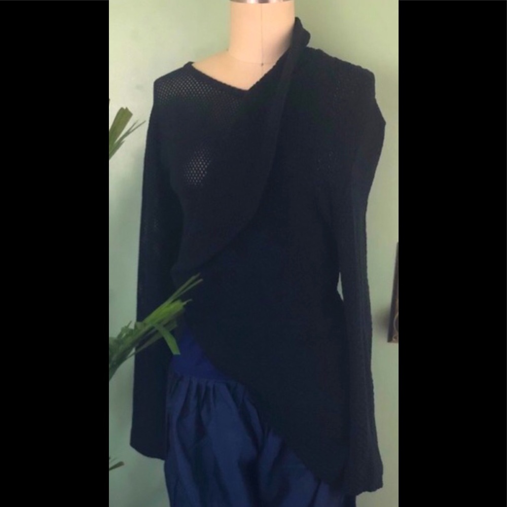 Commes des Garçons knitted, asymmetrical top